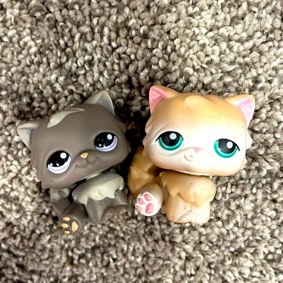 Year 2009 Littlest Pet Shop LPS 6 Inch Tall Plush Figure - Kitty